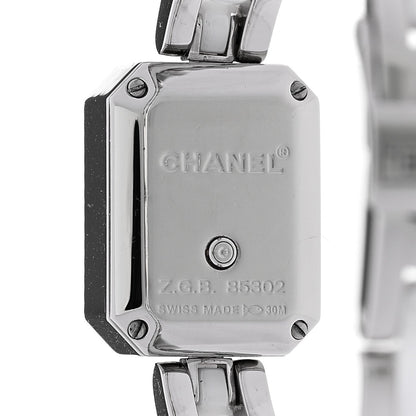 Chanel Stainless Steel Ceramic 15mm Chain Premiere Quartz Watch White