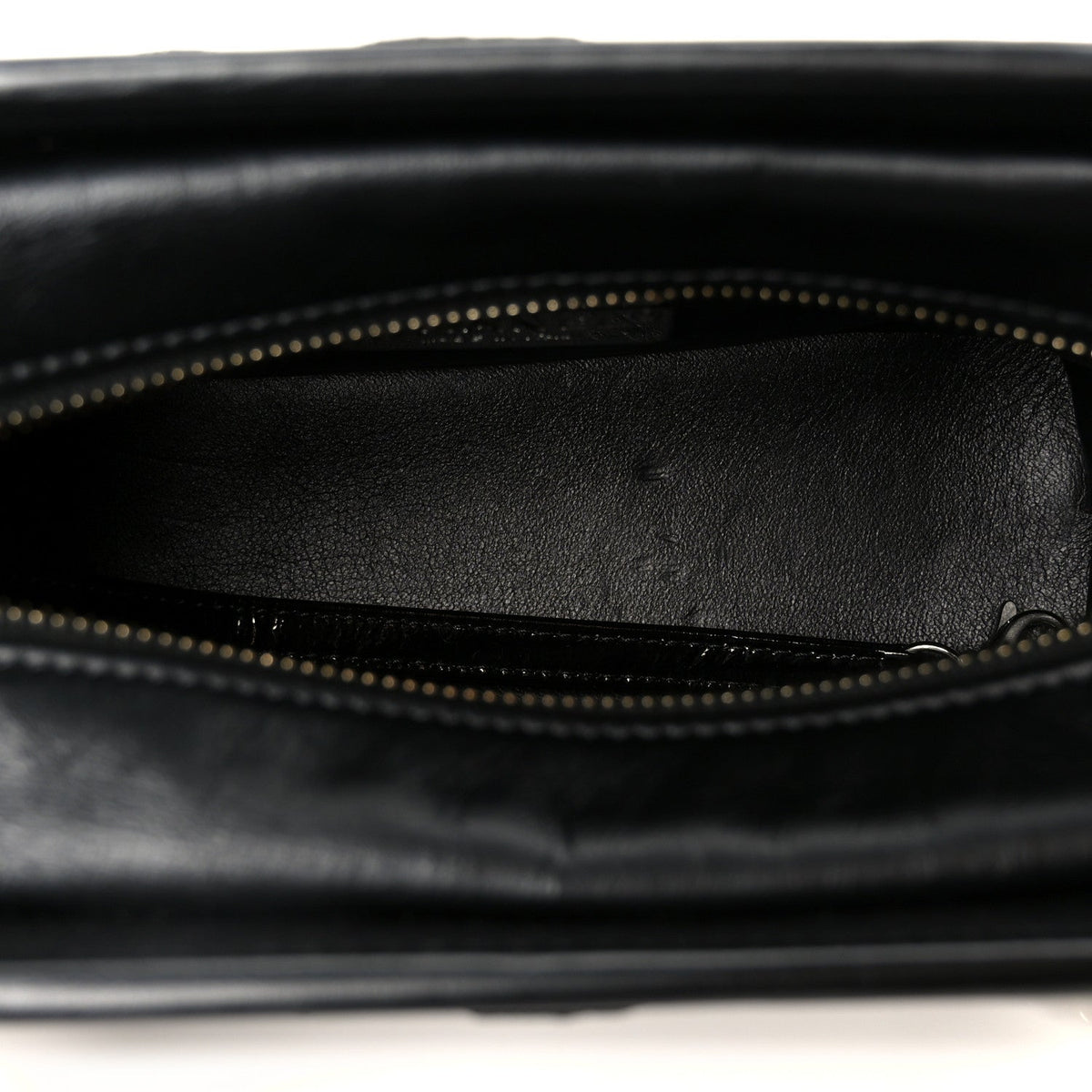 Chanel Snakeskin Patent Calfskin Small Gabrielle Hobo Black 1841660