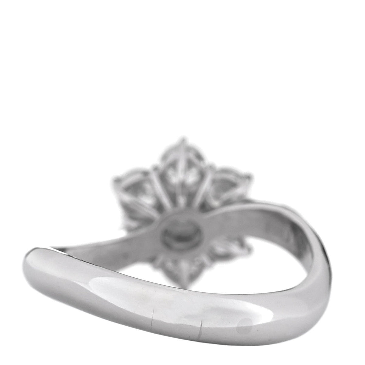 Parker & West by FASHIONPHILEPlatinum Diamond 1.02ctw Flower Ring 54 7