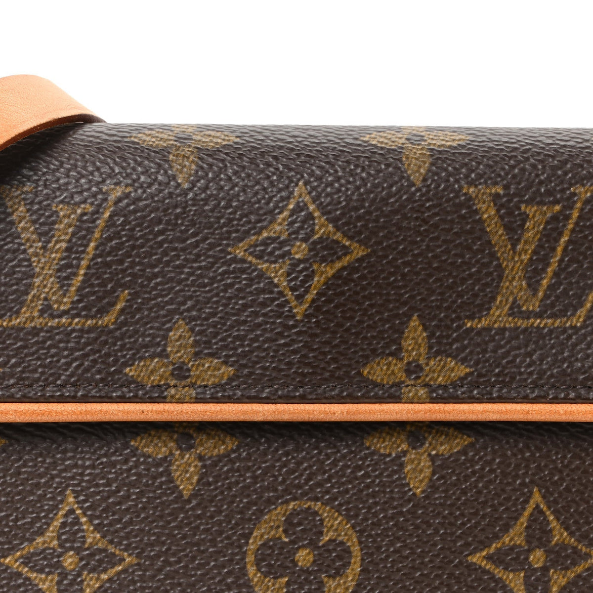 Louis Vuitton Monogram Pochette Florentine S Brown