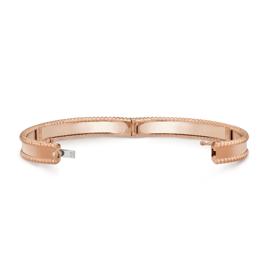 18K Gold VCA Perlée Signature Medium Model Bracelet