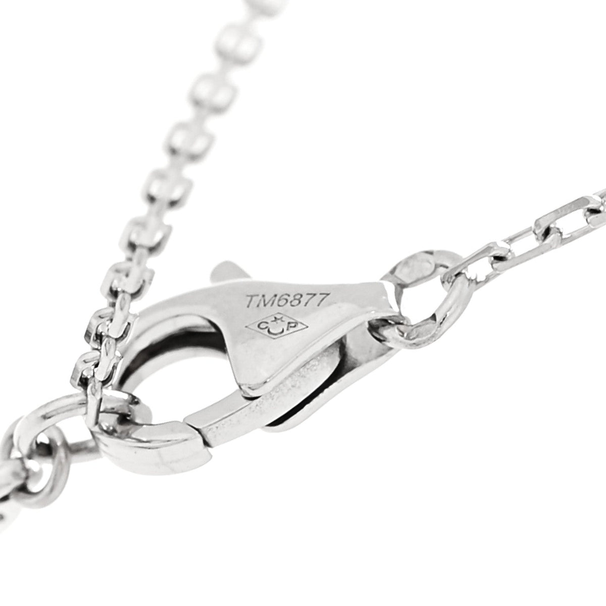 Cartier 18K White Gold Diamond SM D'Amour Pendant Necklace