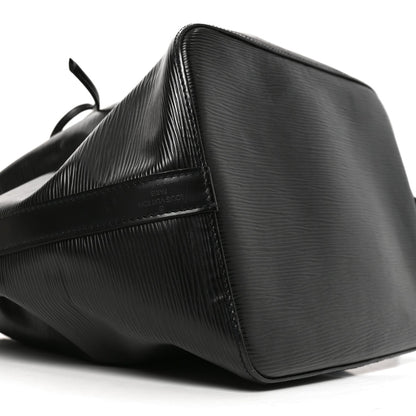 Louis Vuitton Epi Petit Noe Shoulder Bag Black
