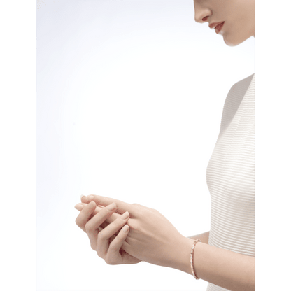 18K Rose Gold Diamonds BVLGARI Serpenti Viper Bracelet