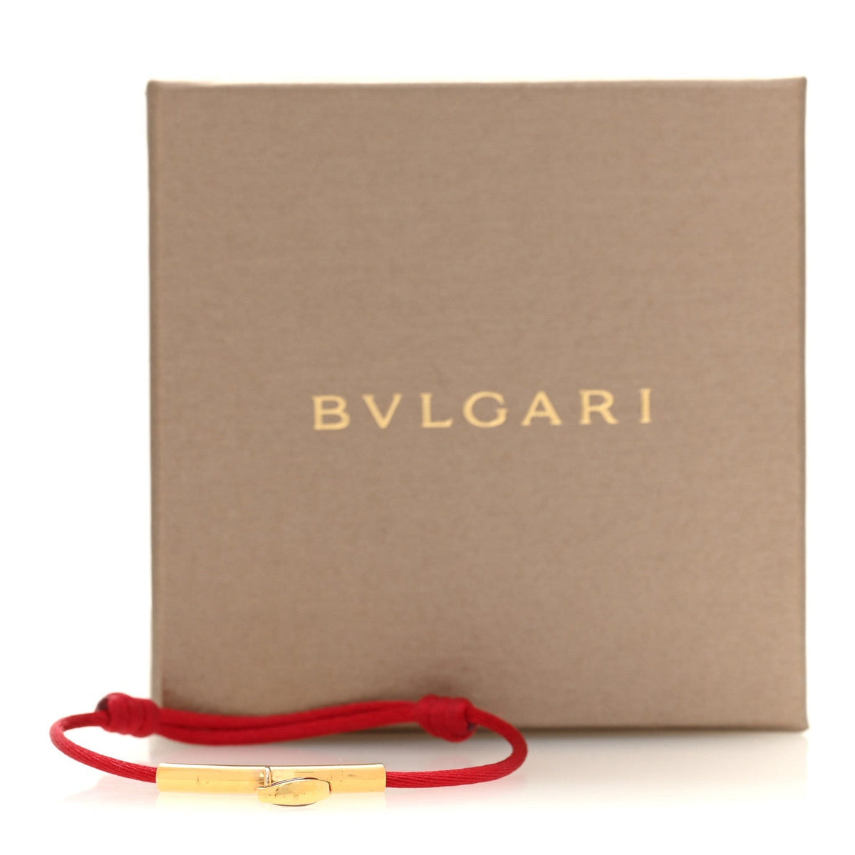 Bulgari Divas' Dream Cord Bracelet Red Gold