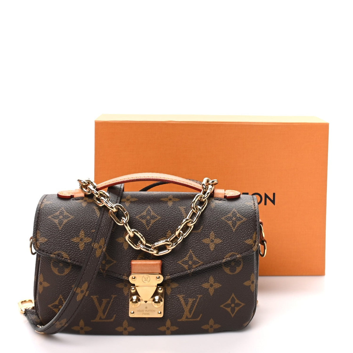 Louis Vuitton Monogram Pochette Metis East West