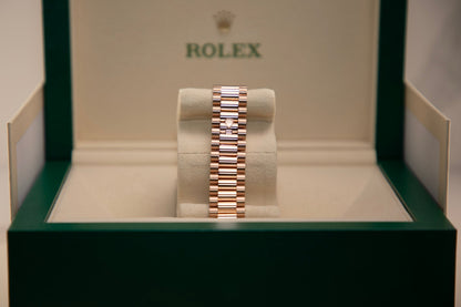 Rolex Oyster 40 mm Chocolate 18k Everose Gold 228235-0053