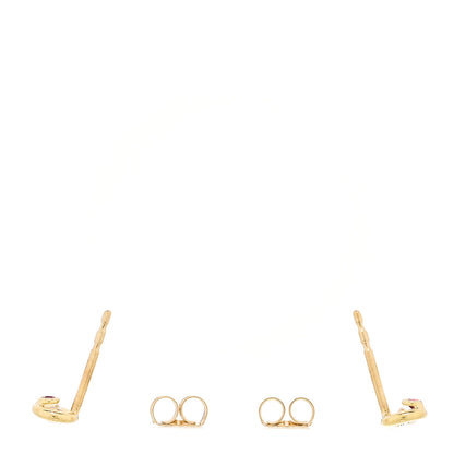 Roberto Coin 18K Yellow Gold Diamond Bezel Stud Earrings