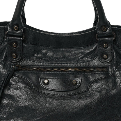 Balenciaga Agneau Classic Hardware Velo Black