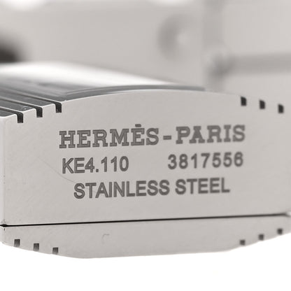 Hermes Stainless Steel 16mm Kelly Quartz Watch White