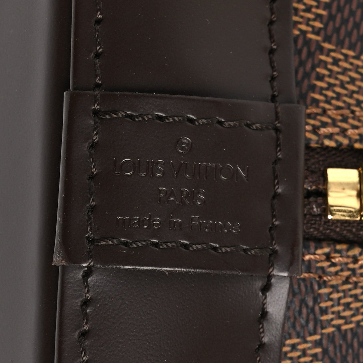 Louis Vuitton Damier Ebene Alma PM Brown