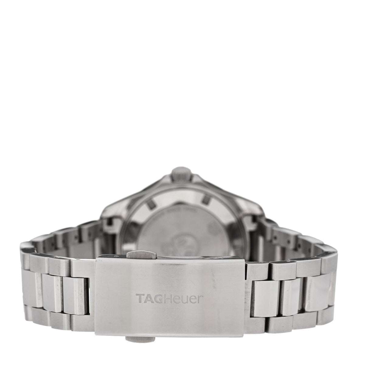 Tag Heuer Stainless Steel Ceramic Diamond 35mm Aquaracer Watch Blue WAY131L