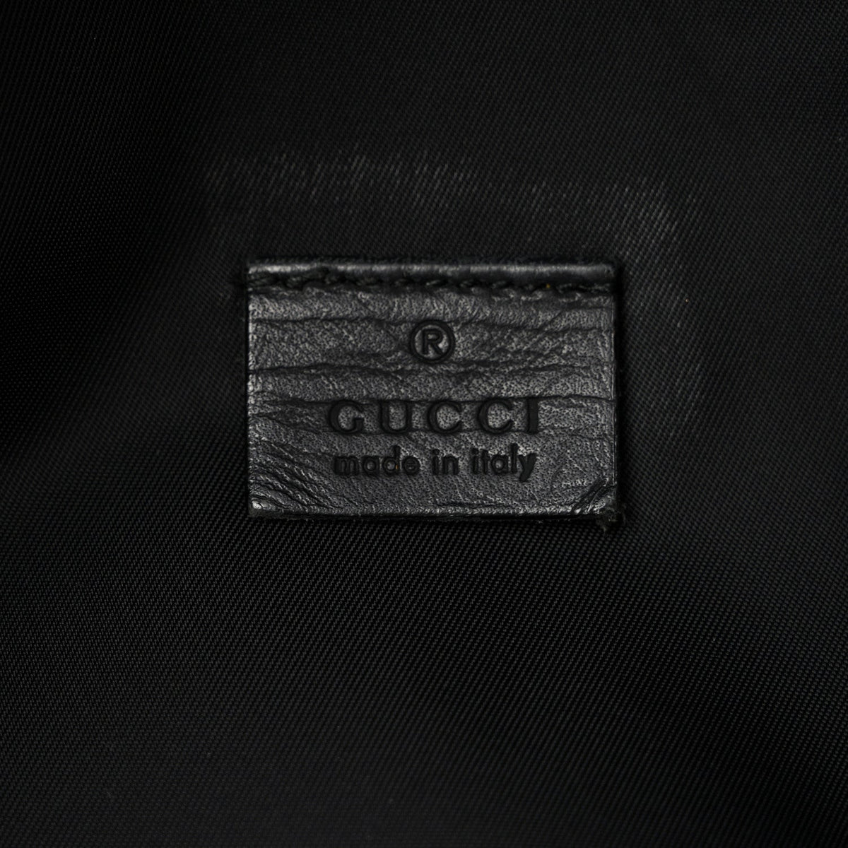 Gucci Guccissima Web Belt Bag Black