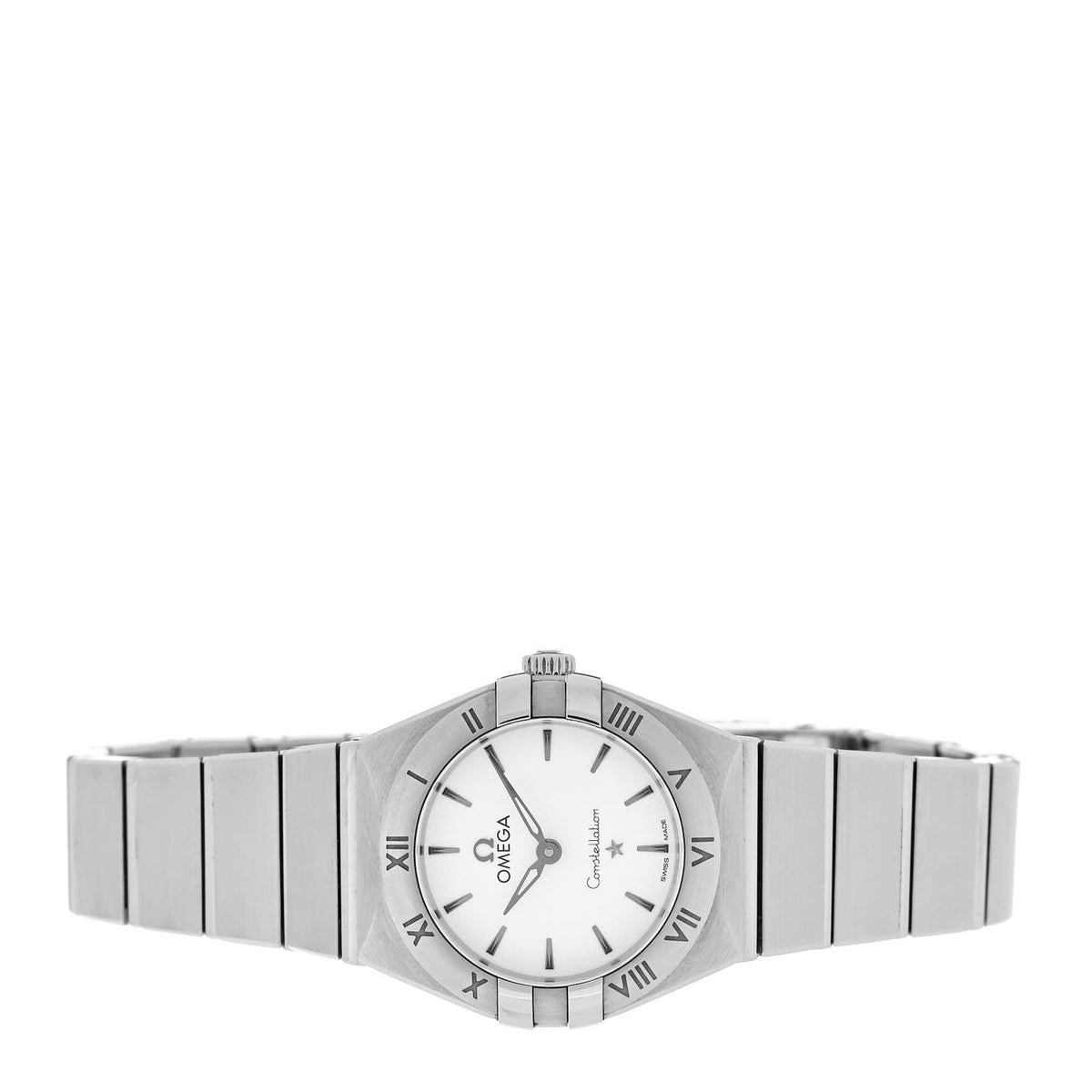 Omega Stainless Steel 25mm Constellation Quartz Watch Silver 131.10.25.60.02.001