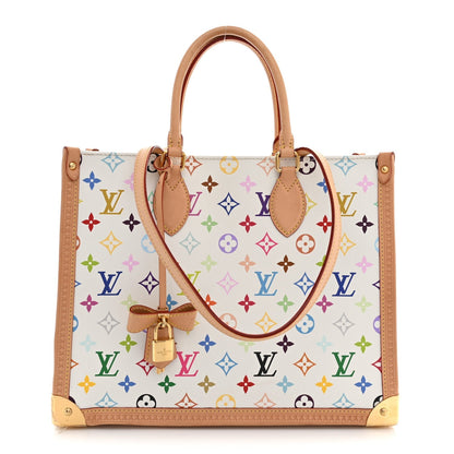 Louis Vuitton LV X TM Multicolor Onthego MM White 1984870