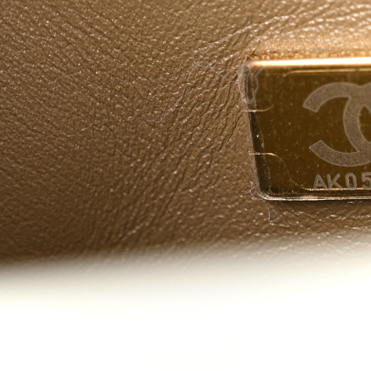 Chanel Lambskin Quilted Mini Rectangular CC Slide Flap Bag Dark Khaki
