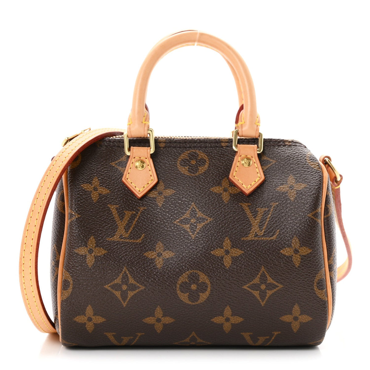 Louis Vuitton Monogram Nano Speedy Brown