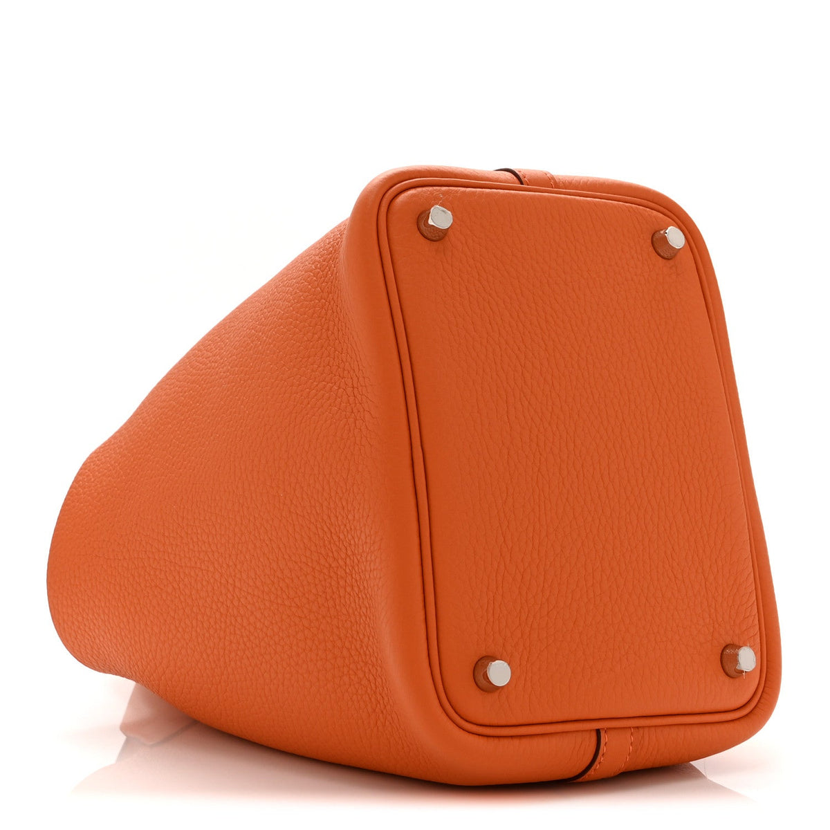 Hermes Taurillon Clemence Picotin Lock 18 PM Orange