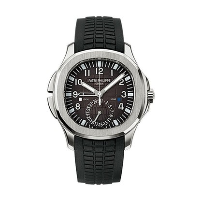 P. Philippe Aquanaut Dual Time Black Dial Automatic Men's Watch 5164A-001