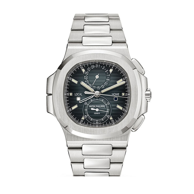 P. Philippe Nautilus Travel Time Chronograph Dual Time 5990/1A-011 5990/1A