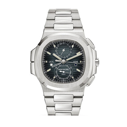 P. Philippe Nautilus Travel Time Chronograph Dual Time 5990/1A-011 5990/1A