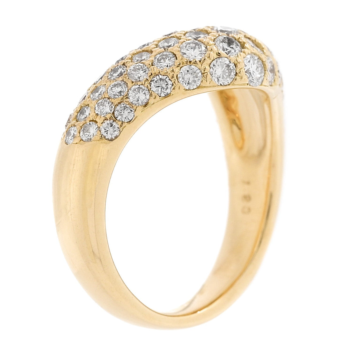 Parker & West by FASHIONPHILE18K Yellow Gold Diamond 1.23ctw Ring 50 5.5