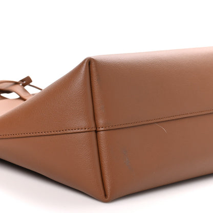 Saint Laurent Calfskin Large Shopping Tote Brick