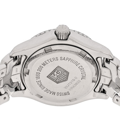 Tag Heuer Stainless Steel Diamond Mother of Pearl 27mm Link Quartz Watch WJ1319