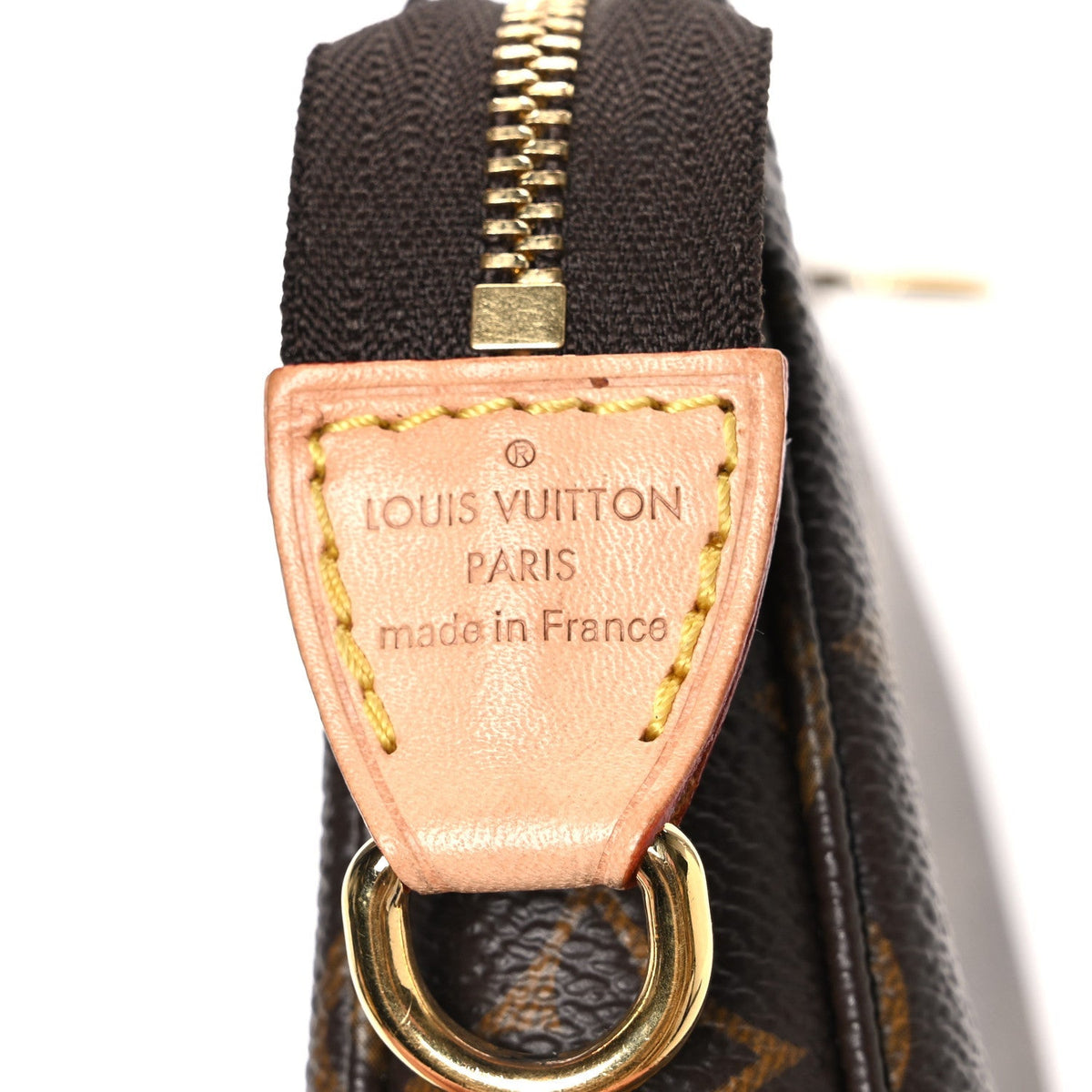 Louis Vuitton Monogram Chain Pochette Accessoires Brown