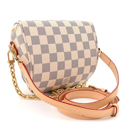 Louis Vuitton Damier Azur Mini Bumbag White