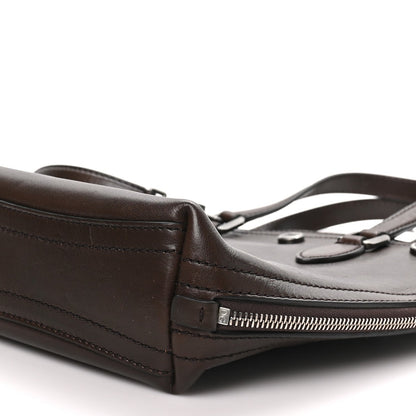 Dolce & Gabbana Tempesta Calfskin Atene Shopping Bag Brown