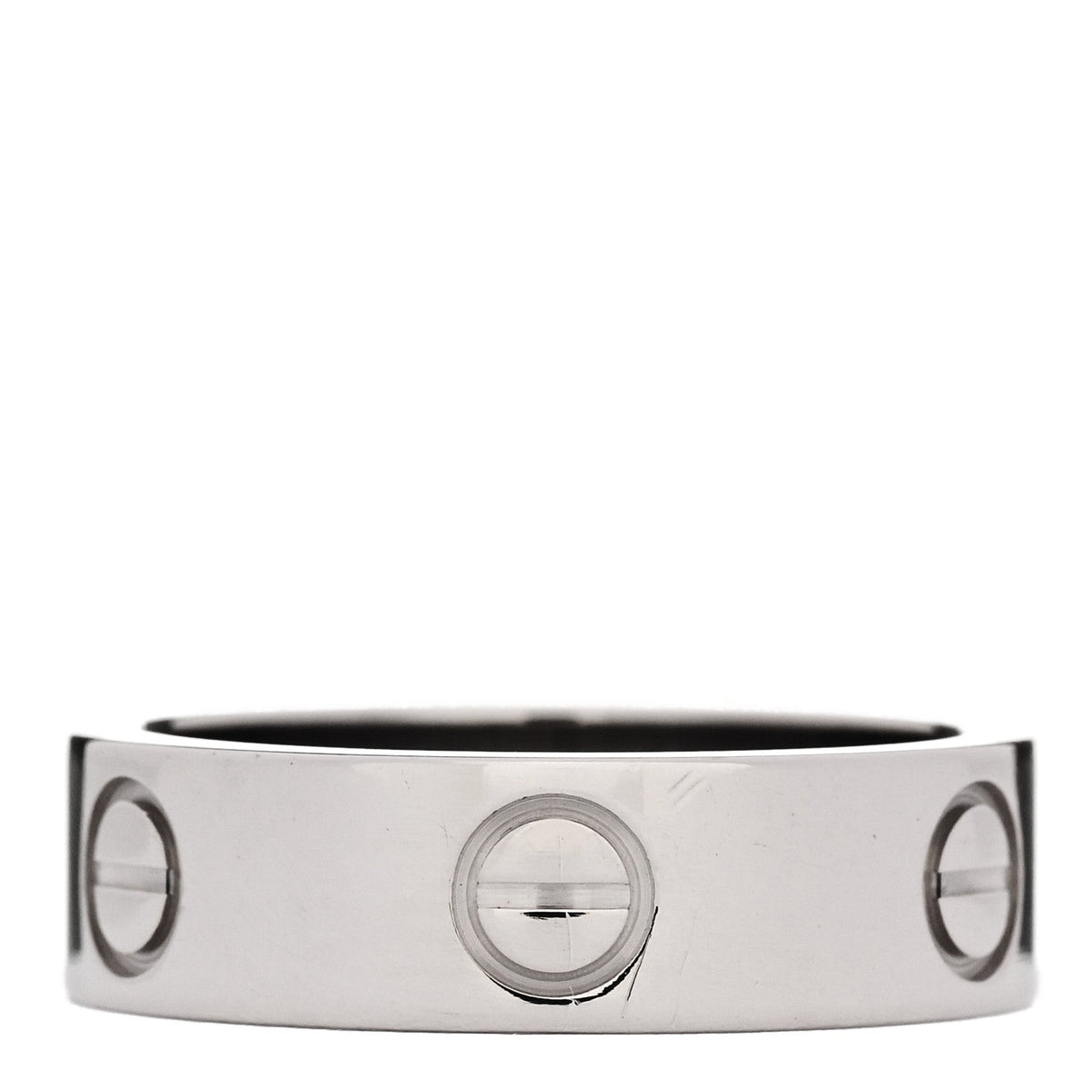 Cartier 18K White Gold 5.5mm LOVE Ring