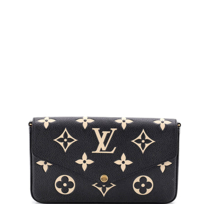 Felicie Pochette Bicolor Monogram Empreinte Giant