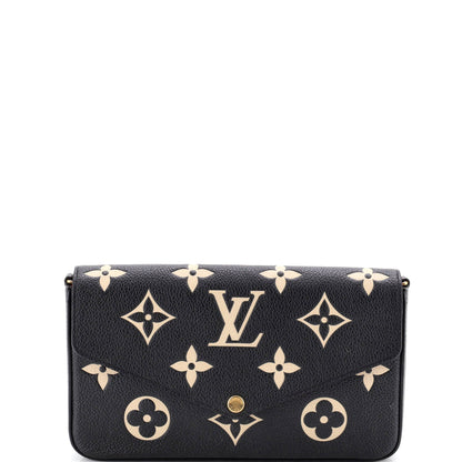Felicie Pochette Bicolor Monogram Empreinte Giant