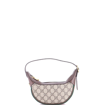 Ophidia Half Moon Bag GG Coated Canvas Mini