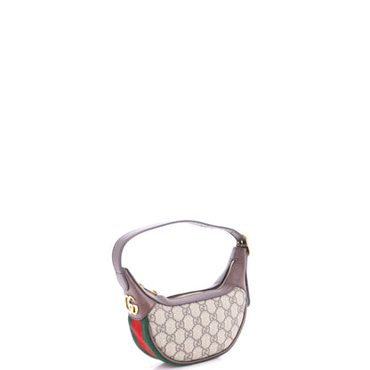 Ophidia Half Moon Bag GG Coated Canvas Mini