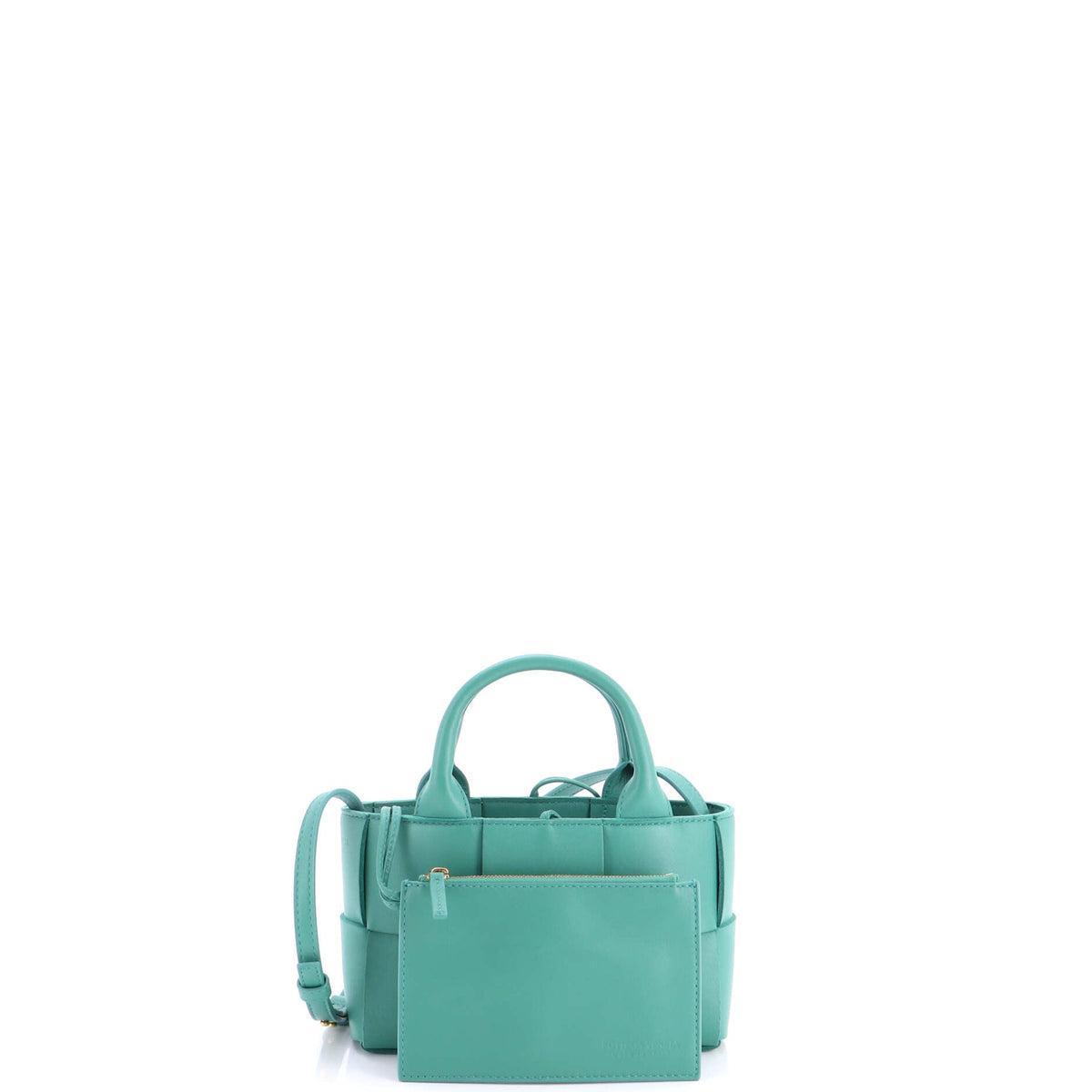 Arco Tote Maxi Intrecciato Leather Candy