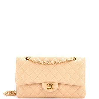 Classic Double Flap Bag Quilted Caviar Medium