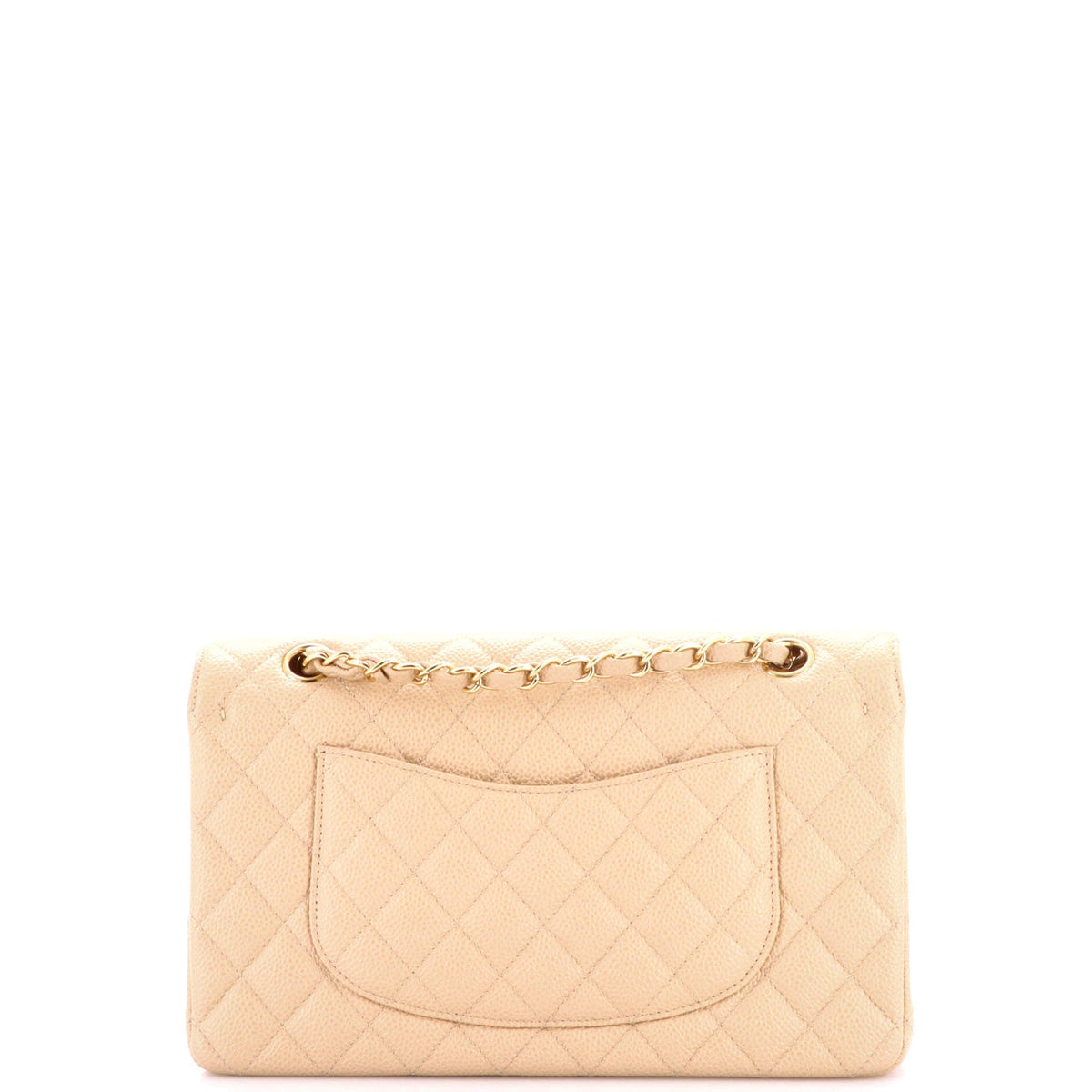 Classic Double Flap Bag Quilted Caviar Medium