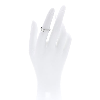 Cartier Platinum Diamond 1.05ct 1895 Solitaire Engagement Ring 51 5.75