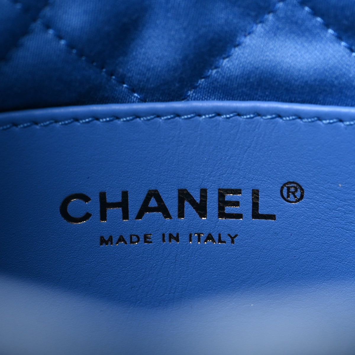 Chanel Shiny Calfskin Quilted Mini Chanel 22 Blue 1893258