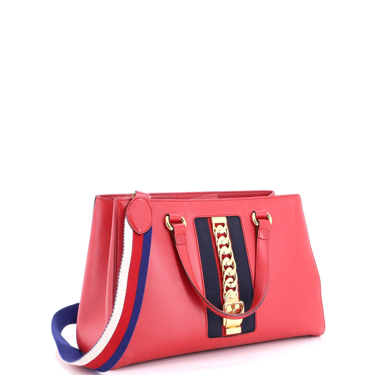 Sylvie Top Handle Tote Leather Large