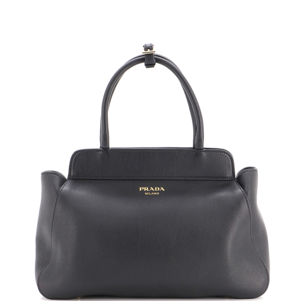 Frame Tote Soft Grain Leather Medium