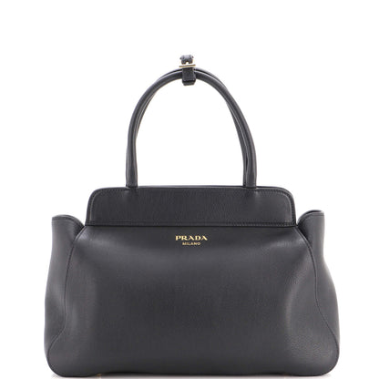Frame Tote Soft Grain Leather Medium