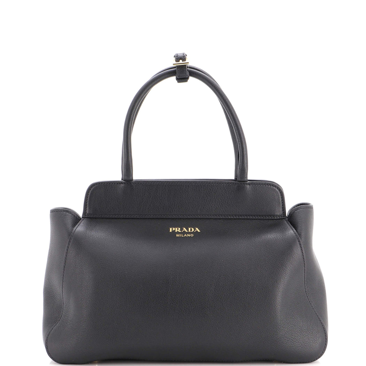 Frame Tote Soft Grain Leather Medium