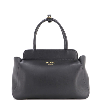 Frame Tote Soft Grain Leather Medium