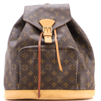 Vintage Montsouris Backpack Monogram Canvas GM