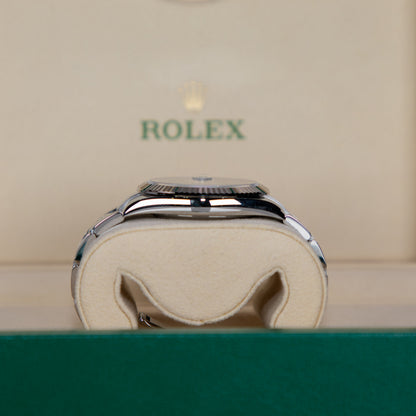 Rolex Datejust 41 mm Slate Oystersteel White Gold Oyster 126334-0021