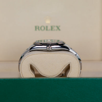 Rolex Datejust 41 mm Slate Oystersteel White Gold Oyster 126334-0021