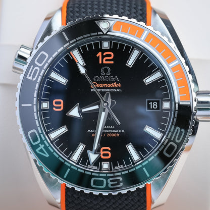 Omega Seamaster Planet Ocean 600M 43.5 mm Stainless Steel Black Dial Strap 215.32.44.21.01.001